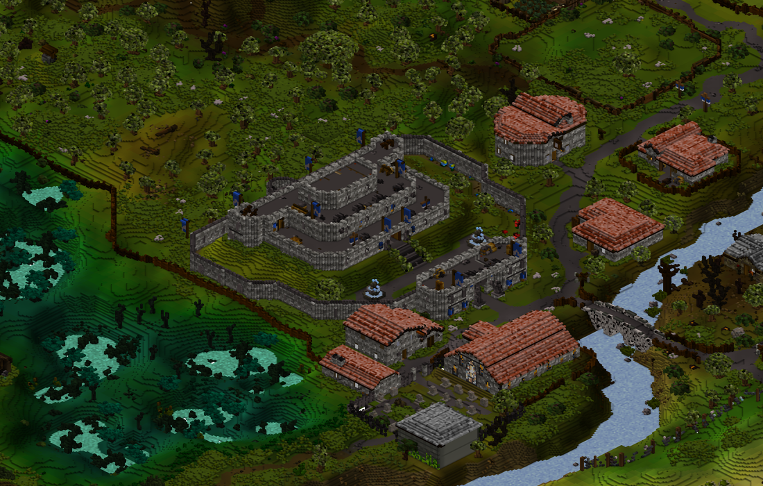 Lumbridge Castle and town